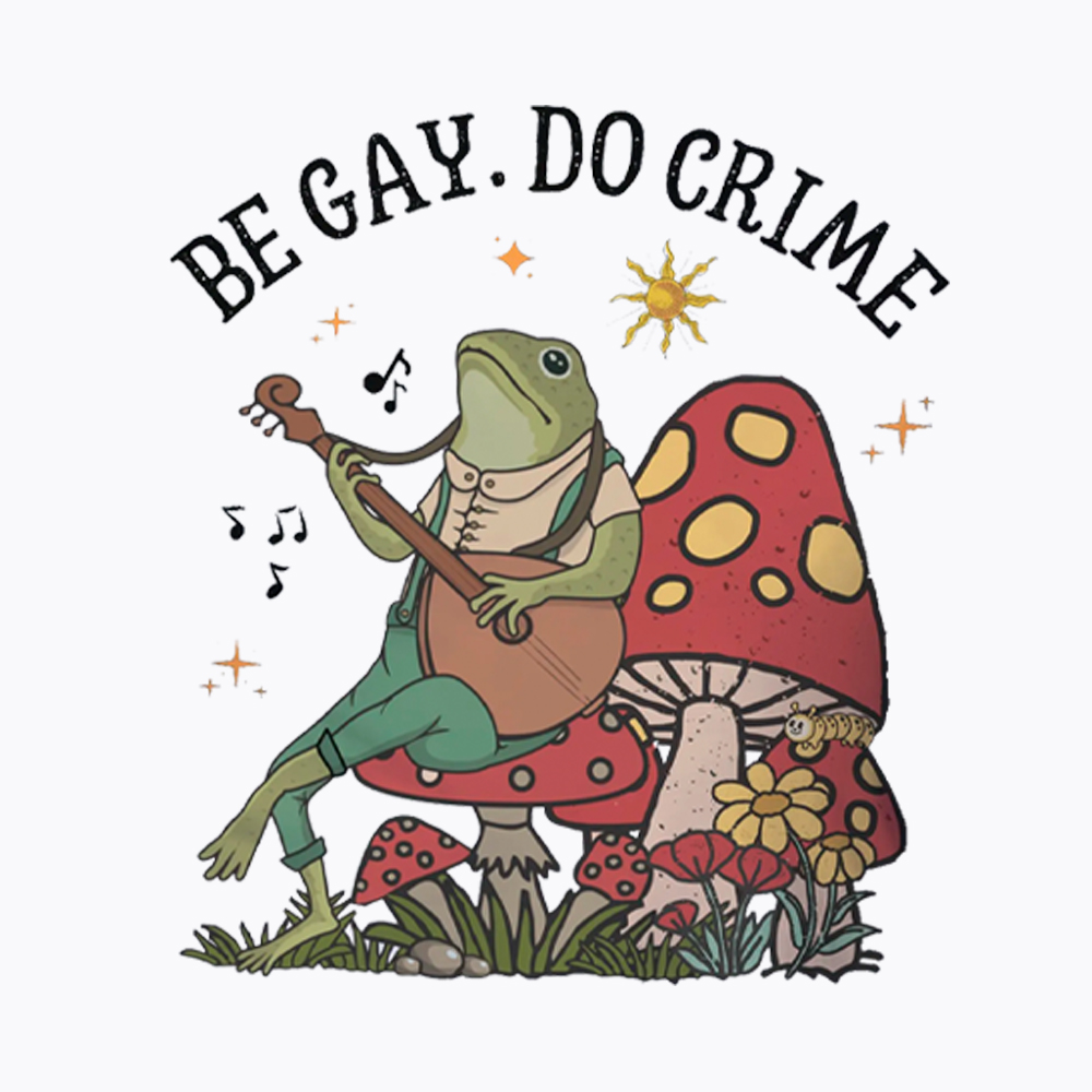 Be Gay Do Crime Washed T-Shirt