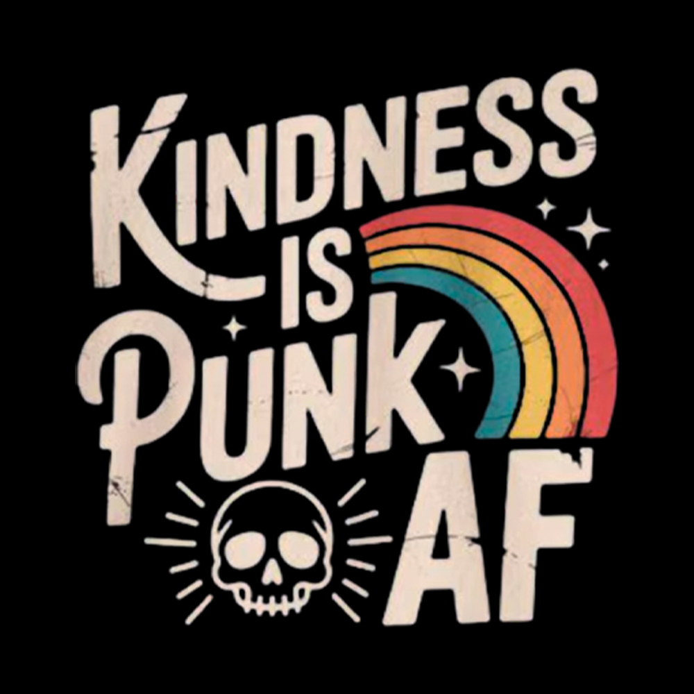 Kindness Is Punk AF Washed T-Shirt