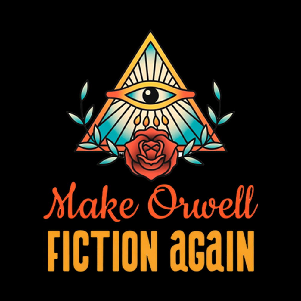 Make Orwell Fiction Again Washed T-Shirt
