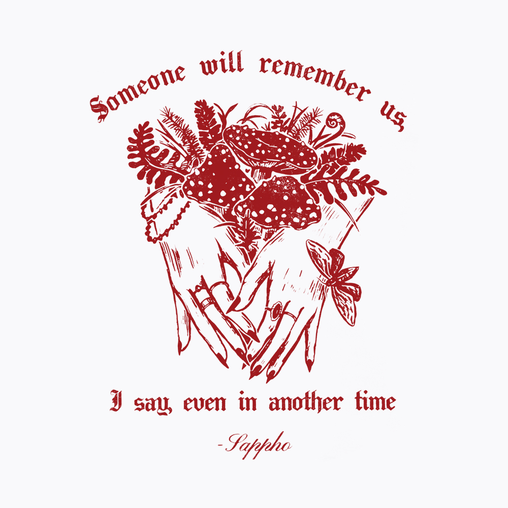 Sappho Poet Someone will Remember Us Washed T-Shirt