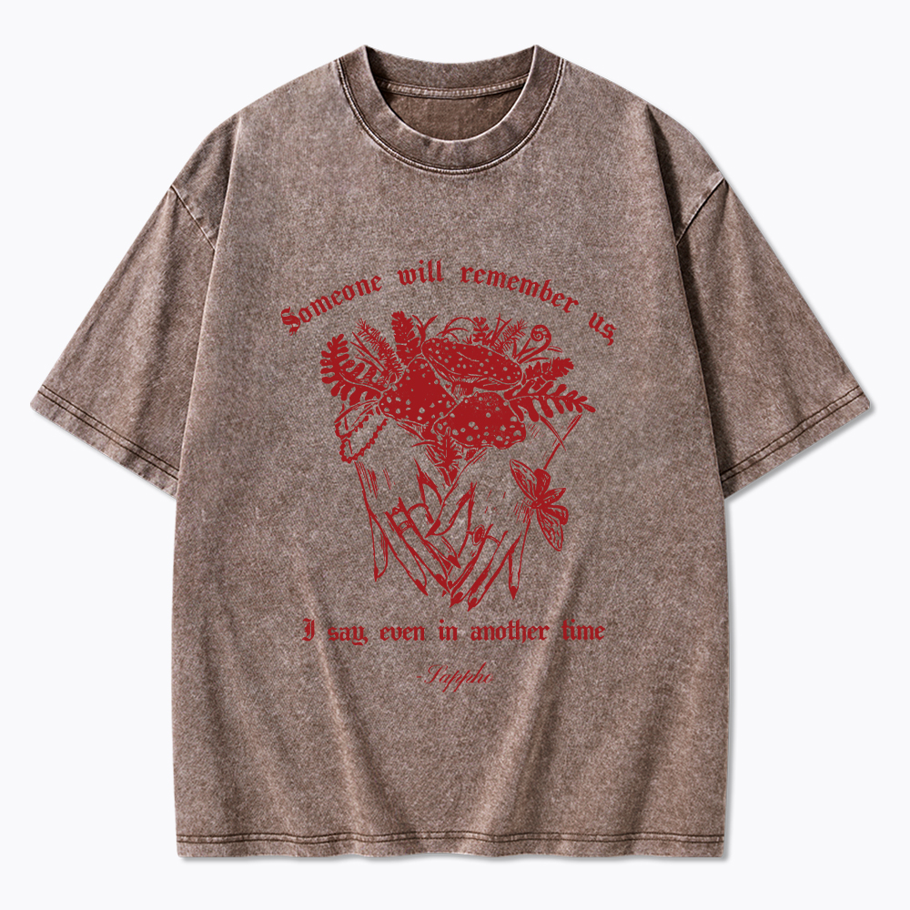 Sappho Poet Someone will Remember Us Washed T-Shirt