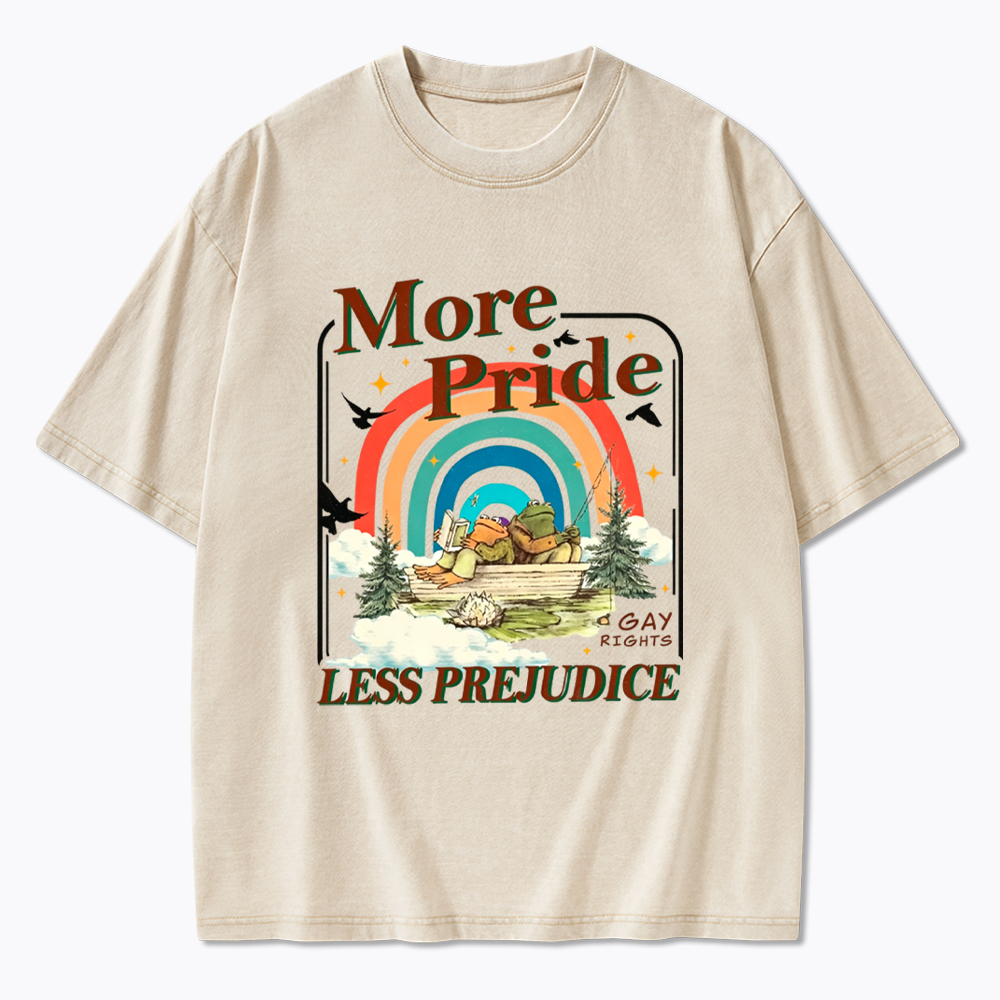 More Pride Less Prejudice Proud Ally Washed T-Shirt