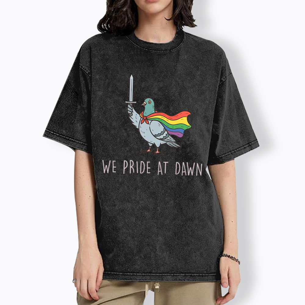 We Pride At Dawn Washed T-Shirt