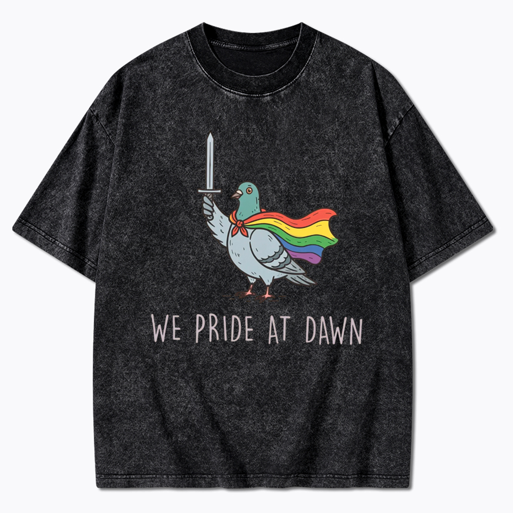 We Pride At Dawn Washed T-Shirt