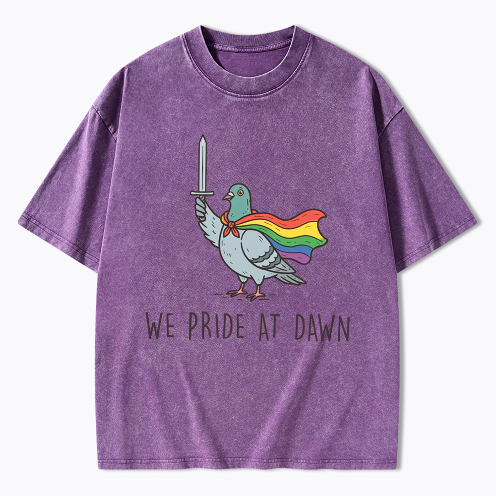 We Pride At Dawn Washed T-Shirt