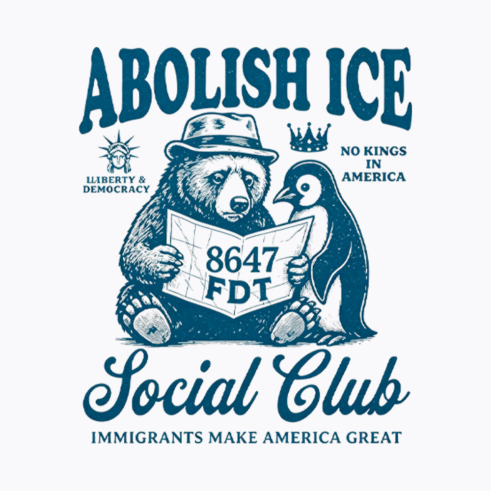 Abolish Ice Social Club Washed T-Shirt