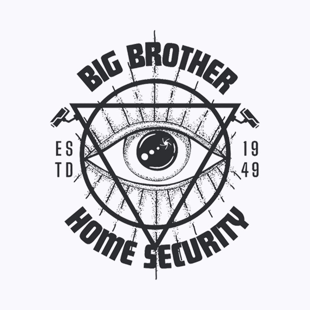 1984 Book Big Brother Washed T-Shirt