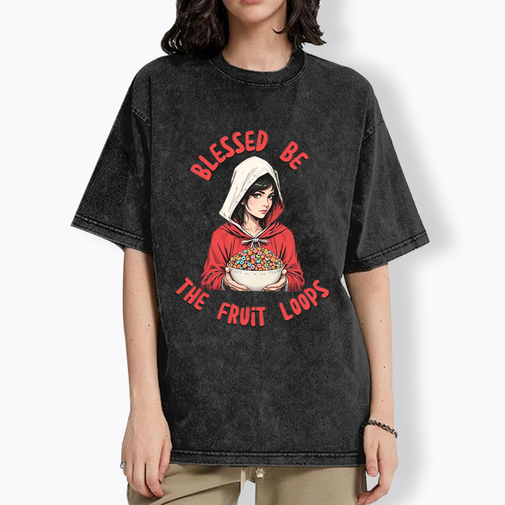 Blessed be the Fruit Loops Washed T-Shirt