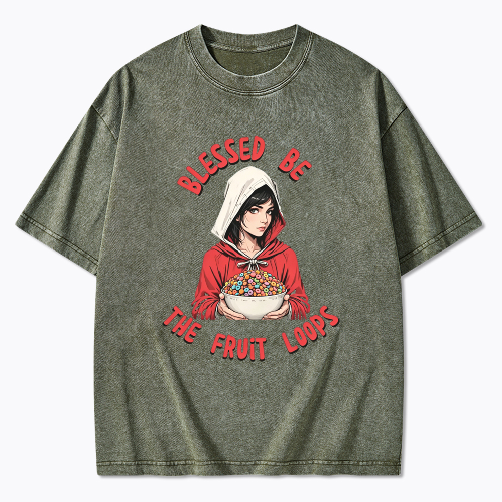 Blessed be the Fruit Loops Washed T-Shirt