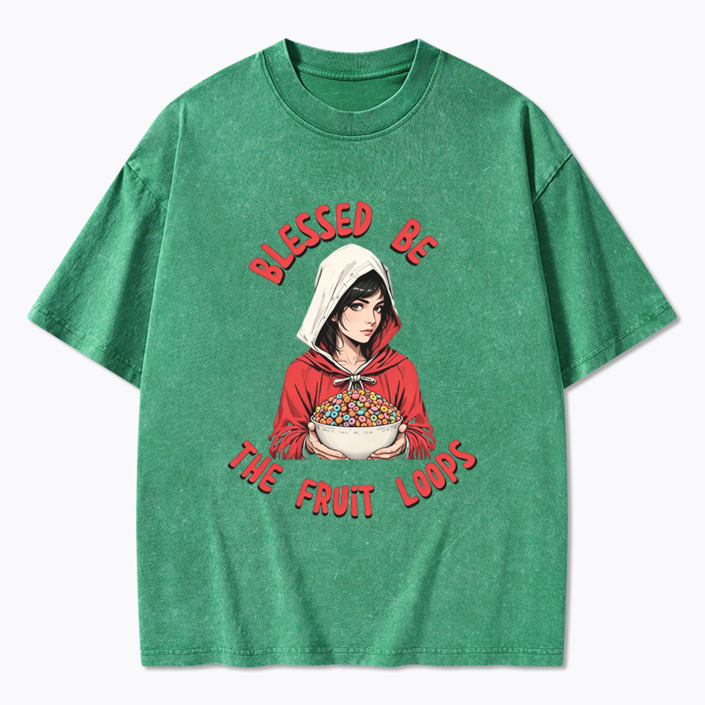 Blessed be the Fruit Loops Washed T-Shirt