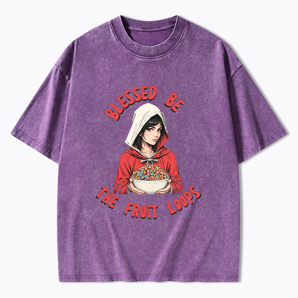 Blessed be the Fruit Loops Washed T-Shirt