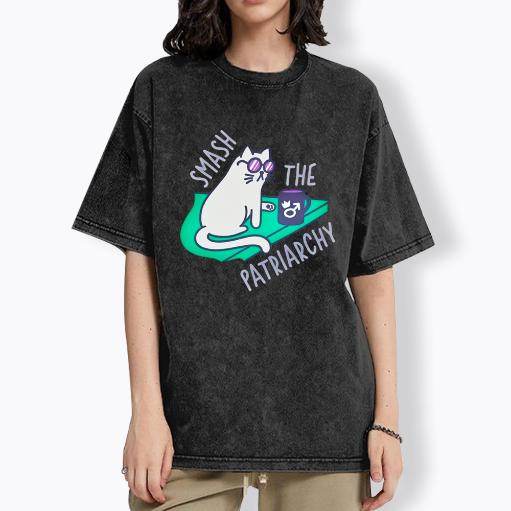 Smash the Patriarchy Washed T-Shirt