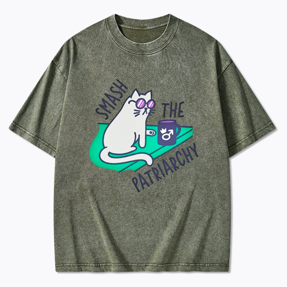 Smash the Patriarchy Washed T-Shirt