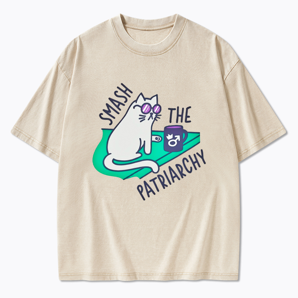 Smash the Patriarchy Washed T-Shirt