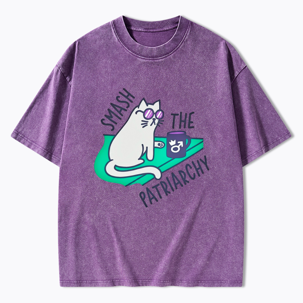 Smash the Patriarchy Washed T-Shirt
