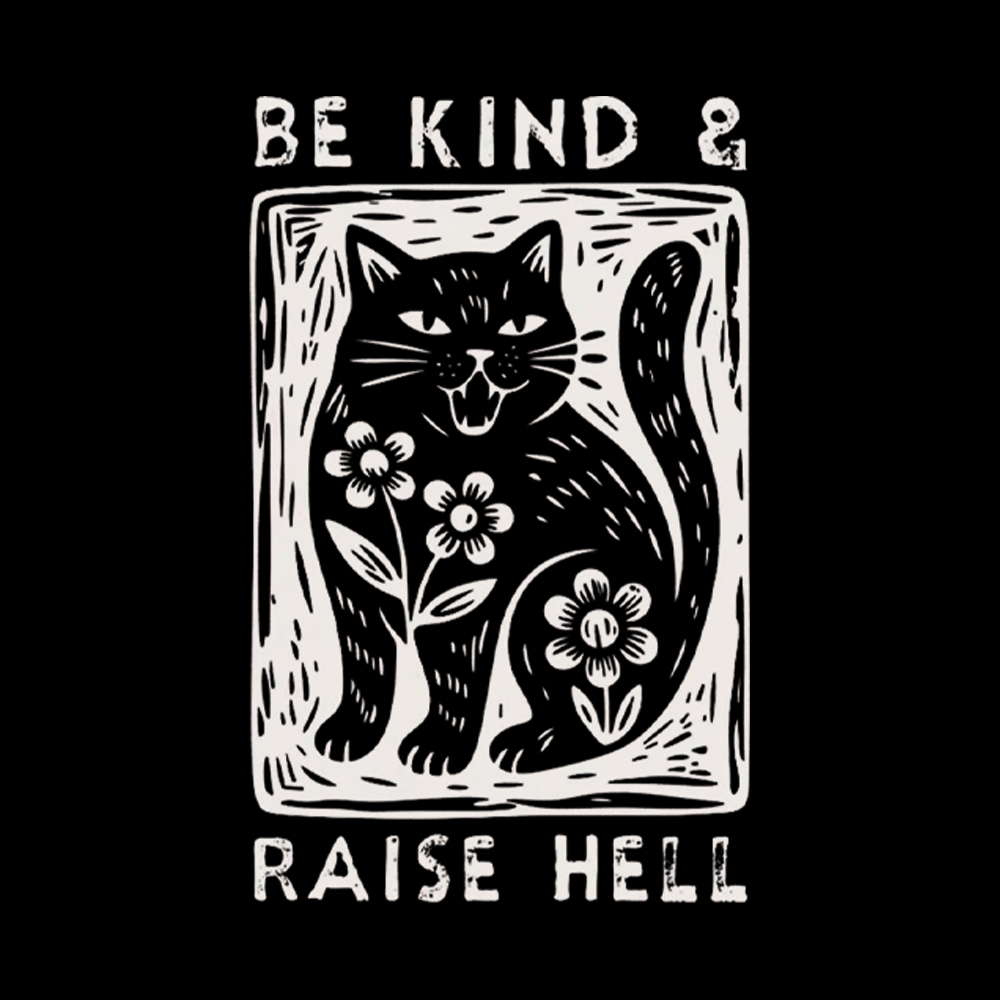 Be Kind & Raise Hell Washed T-Shirt