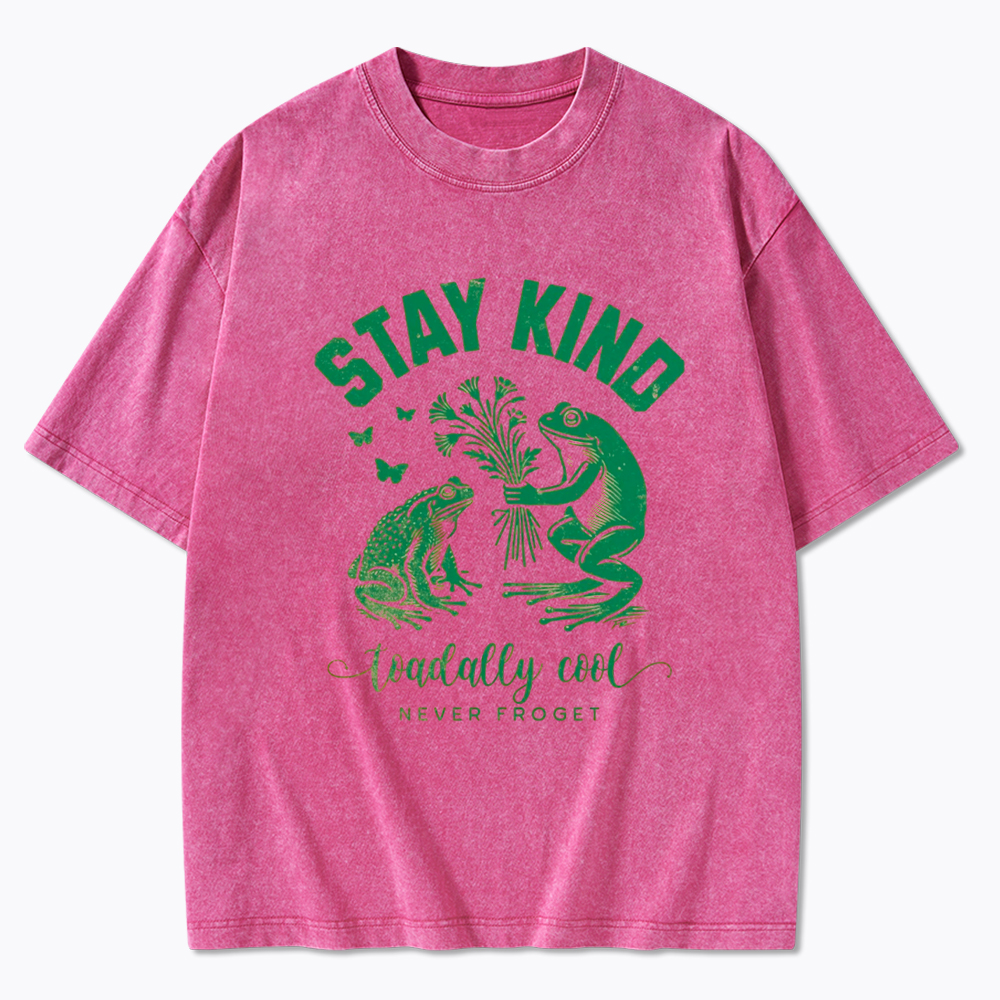 Stay Kind Frog & Toad Varsity Washed T-Shirt