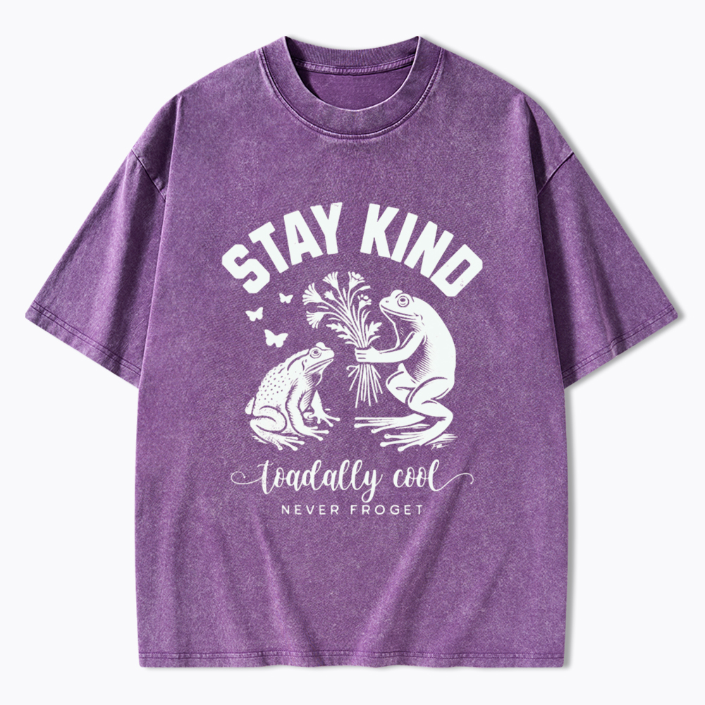 Stay Kind Frog & Toad Varsity Washed T-Shirt