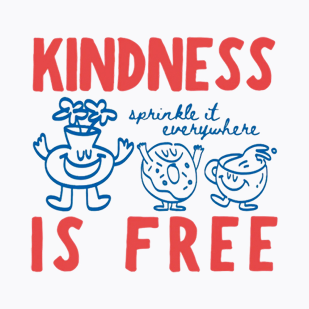 Kindness Is Free Washed T-Shirt