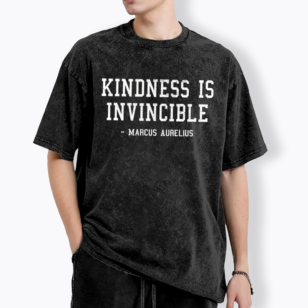 Kindness is Invincible Washed T-Shirt