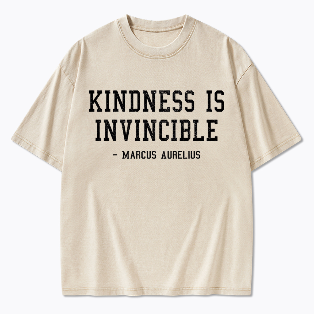 Kindness is Invincible Washed T-Shirt