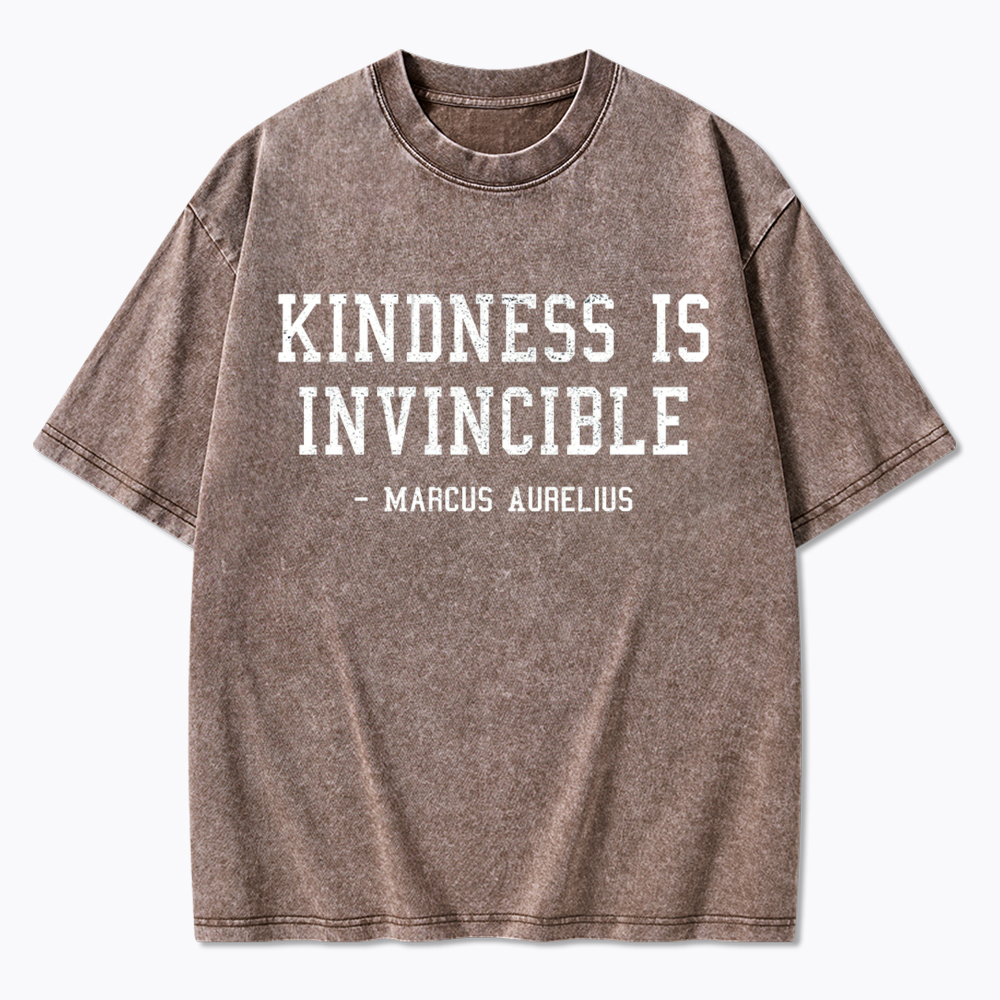 Kindness is Invincible Washed T-Shirt