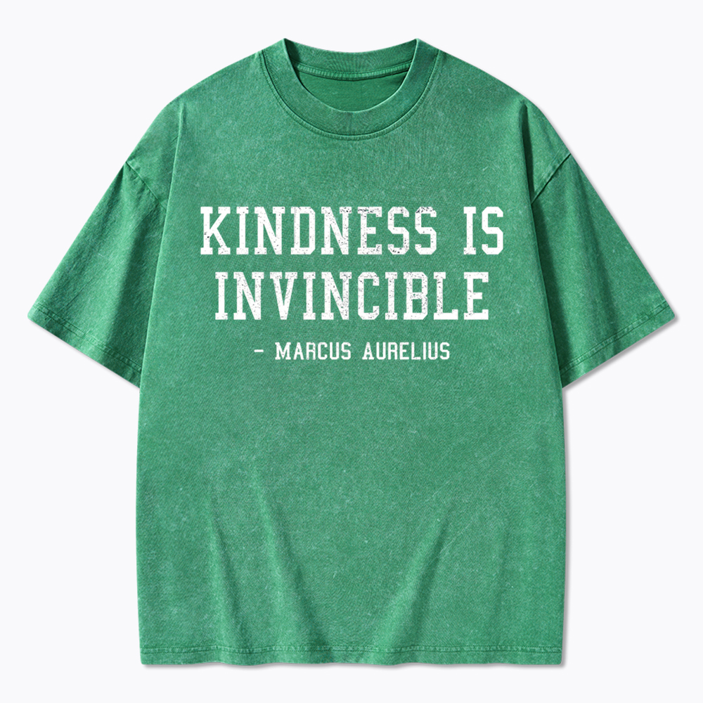 Kindness is Invincible Washed T-Shirt