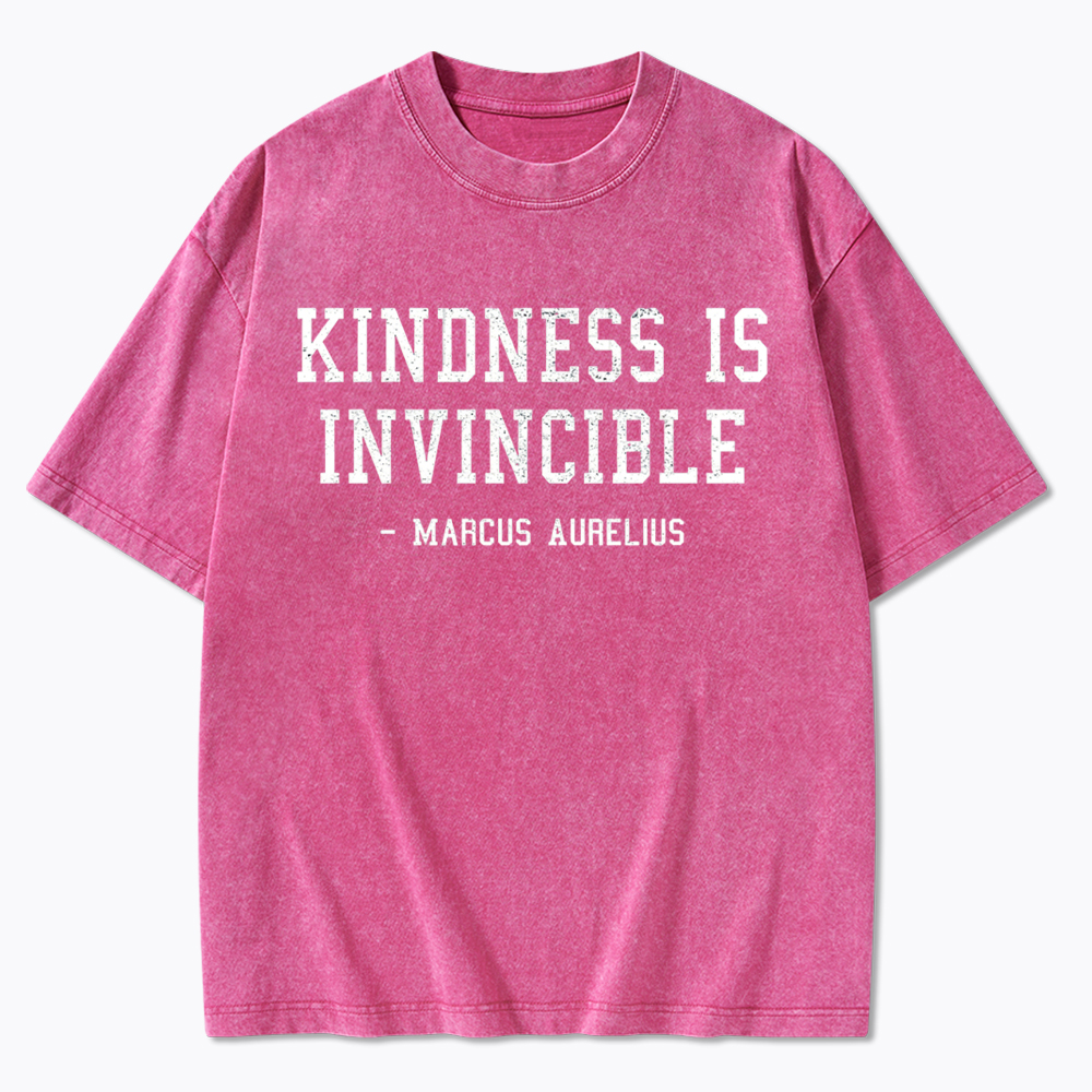 Kindness is Invincible Washed T-Shirt
