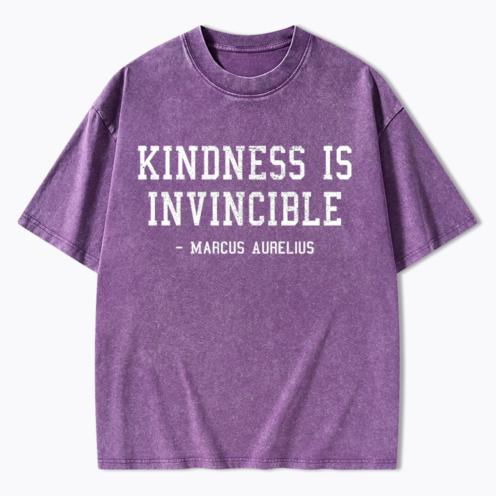 Kindness is Invincible Washed T-Shirt