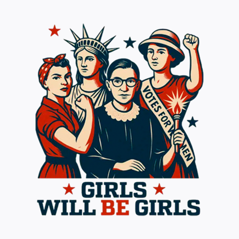 Girls Will be Girls Washed T-Shirt