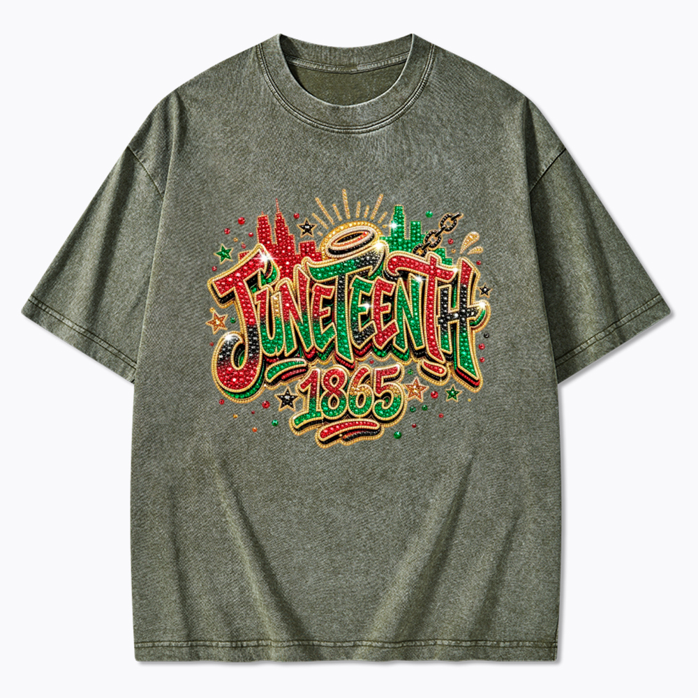 Juneteenth 1865 Washed T-Shirt