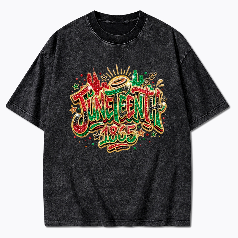 Juneteenth 1865 Washed T-Shirt