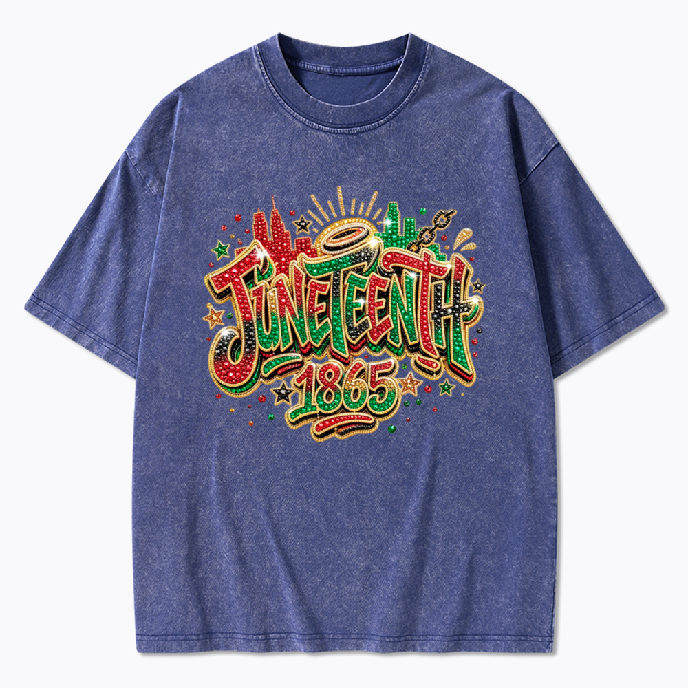 Juneteenth 1865 Washed T-Shirt