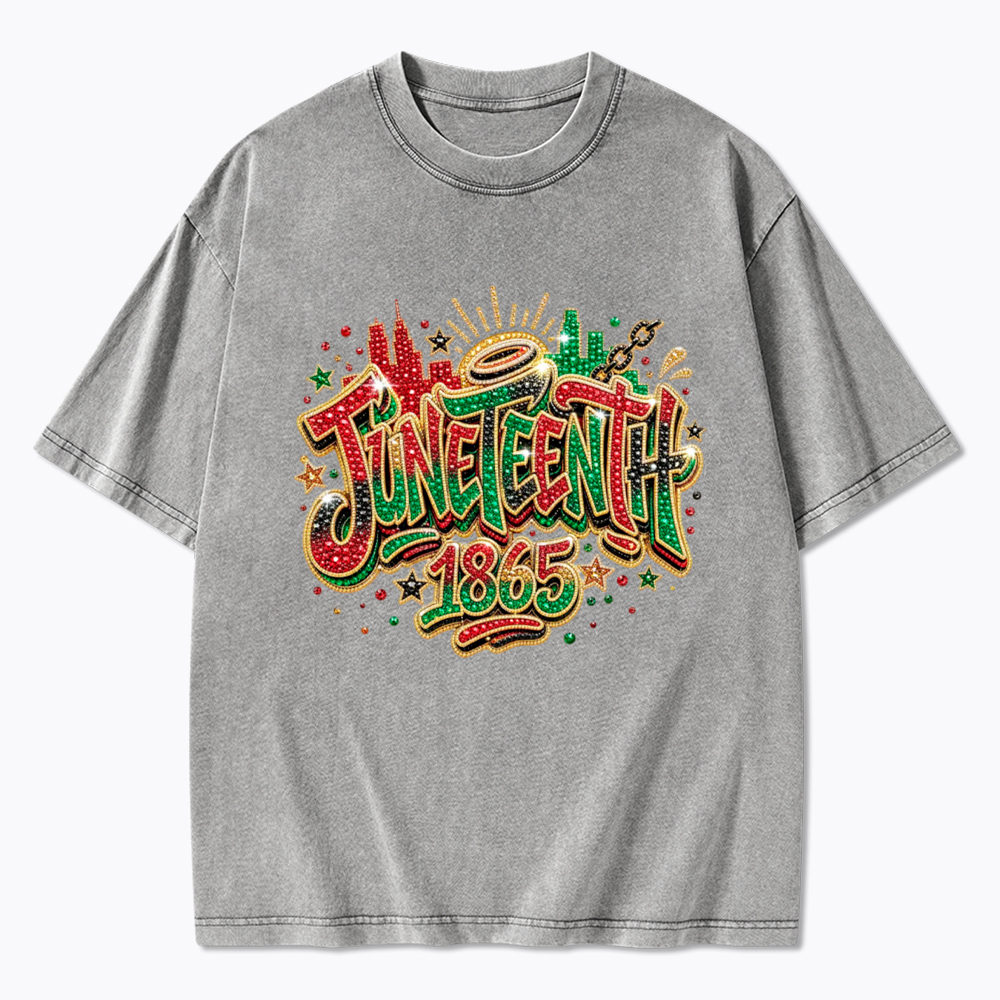 Juneteenth 1865 Washed T-Shirt