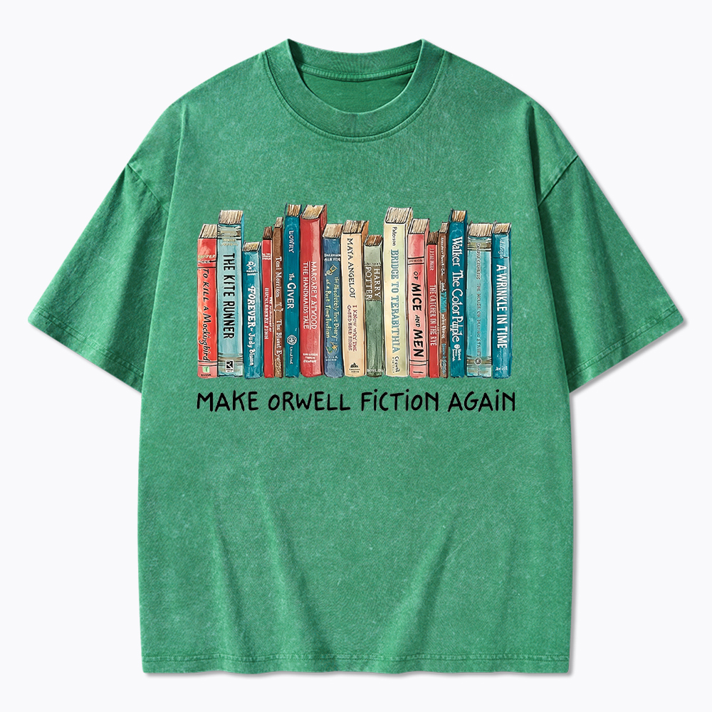 Mack Orwell Fiction Again Washed T-Shirt