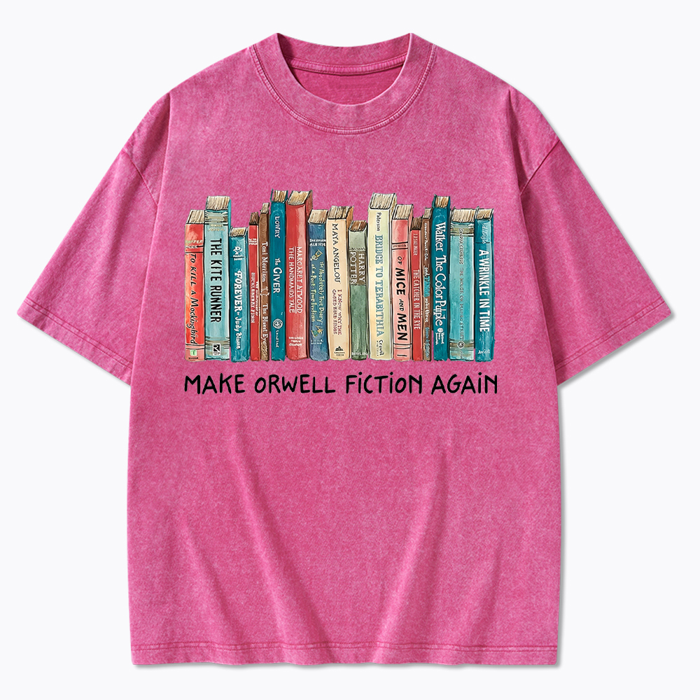 Mack Orwell Fiction Again Washed T-Shirt