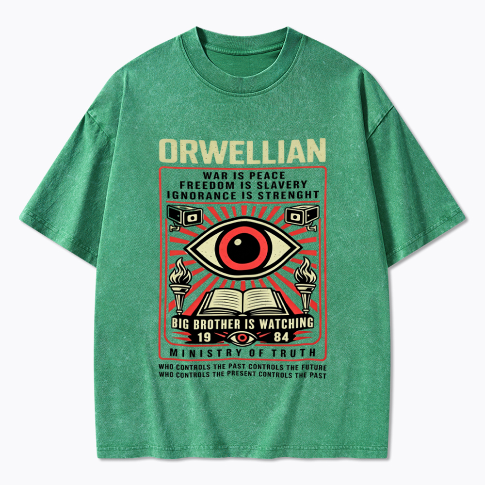 Orwellian 1984 Washed T-Shirt