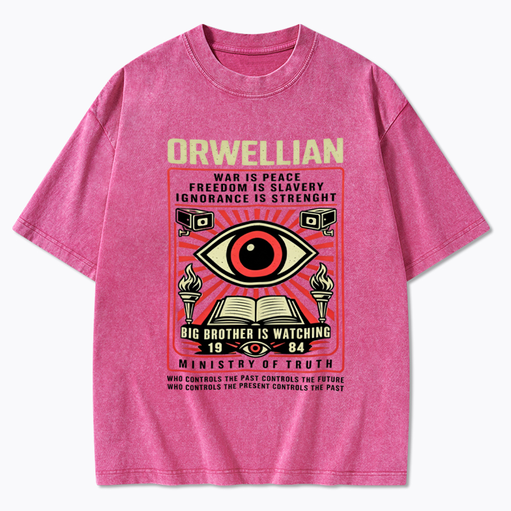 Orwellian 1984 Washed T-Shirt