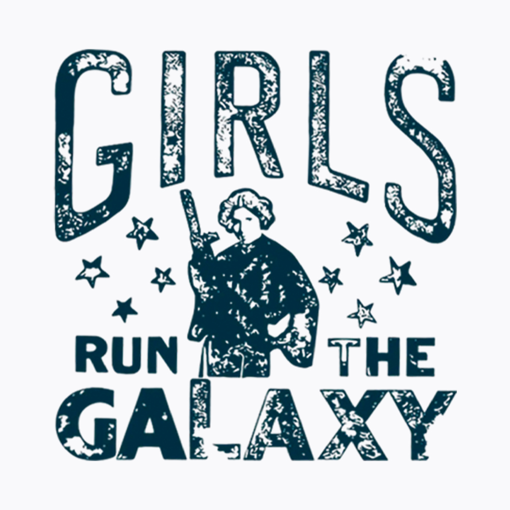 Girls Run The Galaxy Washed T-Shirt