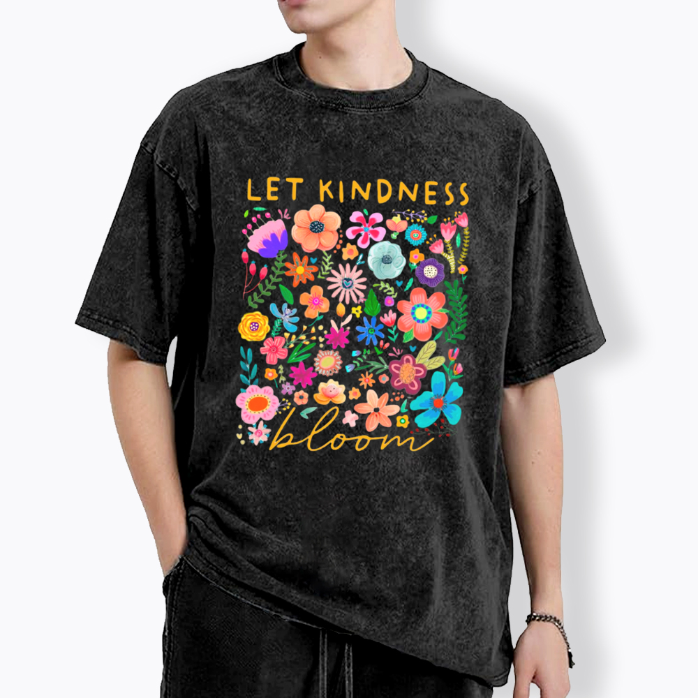 Let Kindness Bloom Washed T-Shirt