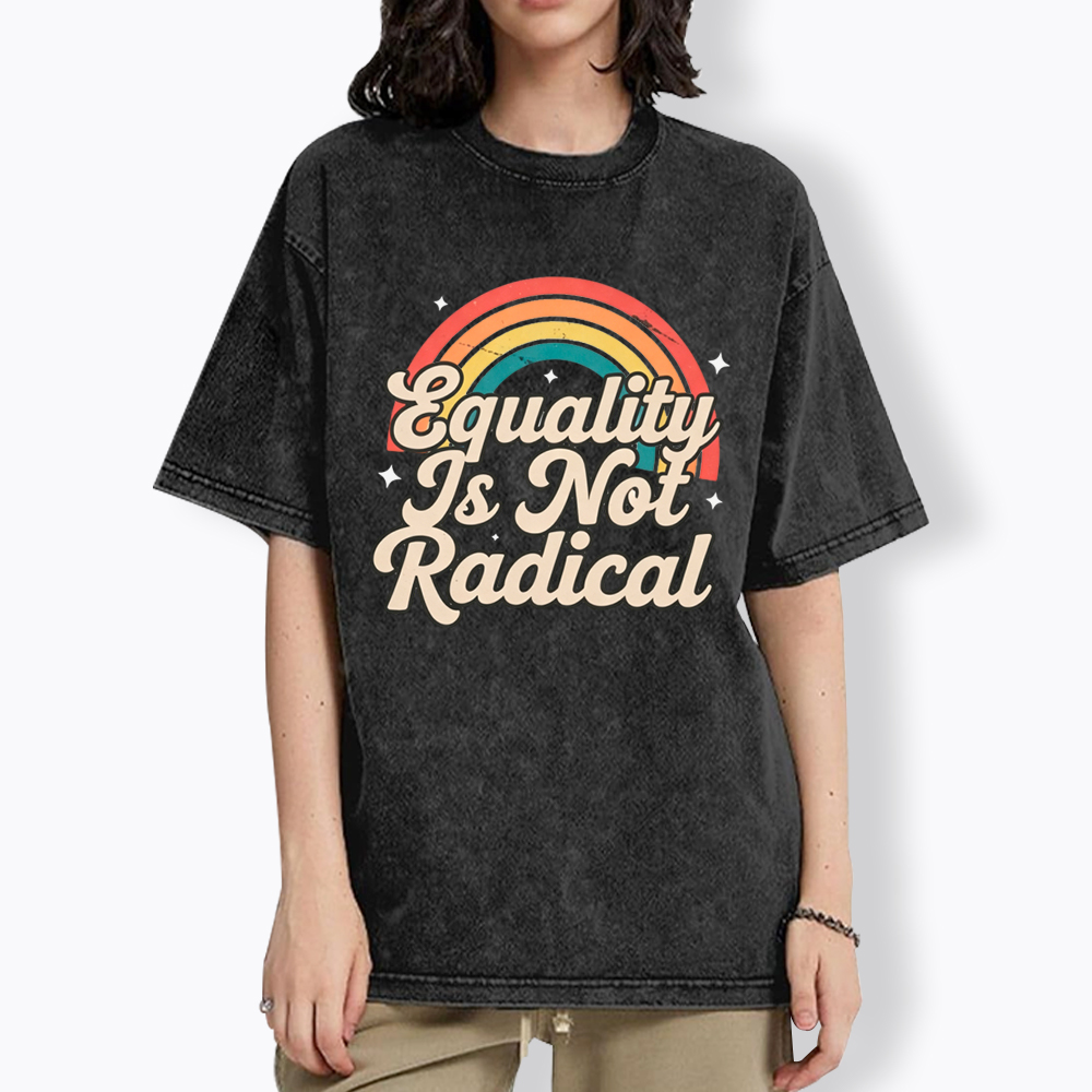 Equality Is Not Radical Washed T-Shirt