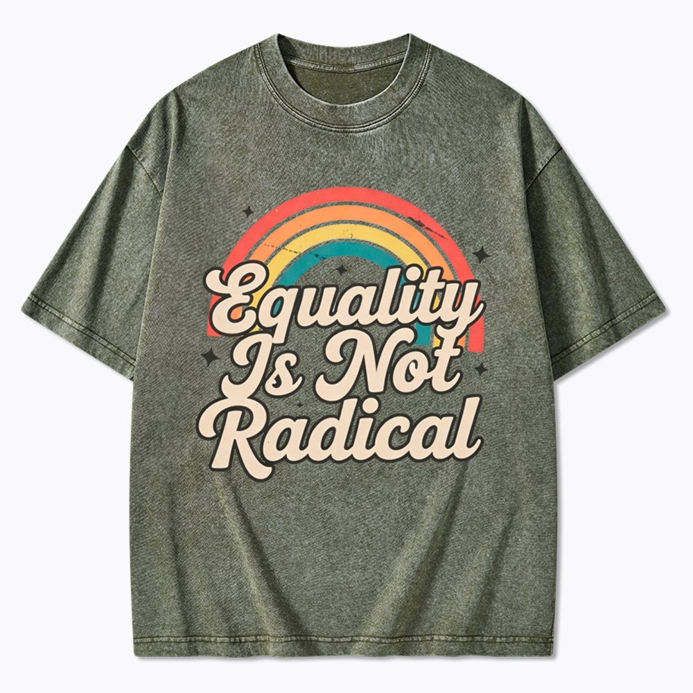 Equality Is Not Radical Washed T-Shirt