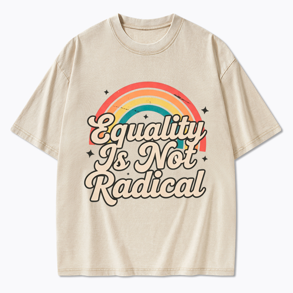 Equality Is Not Radical Washed T-Shirt