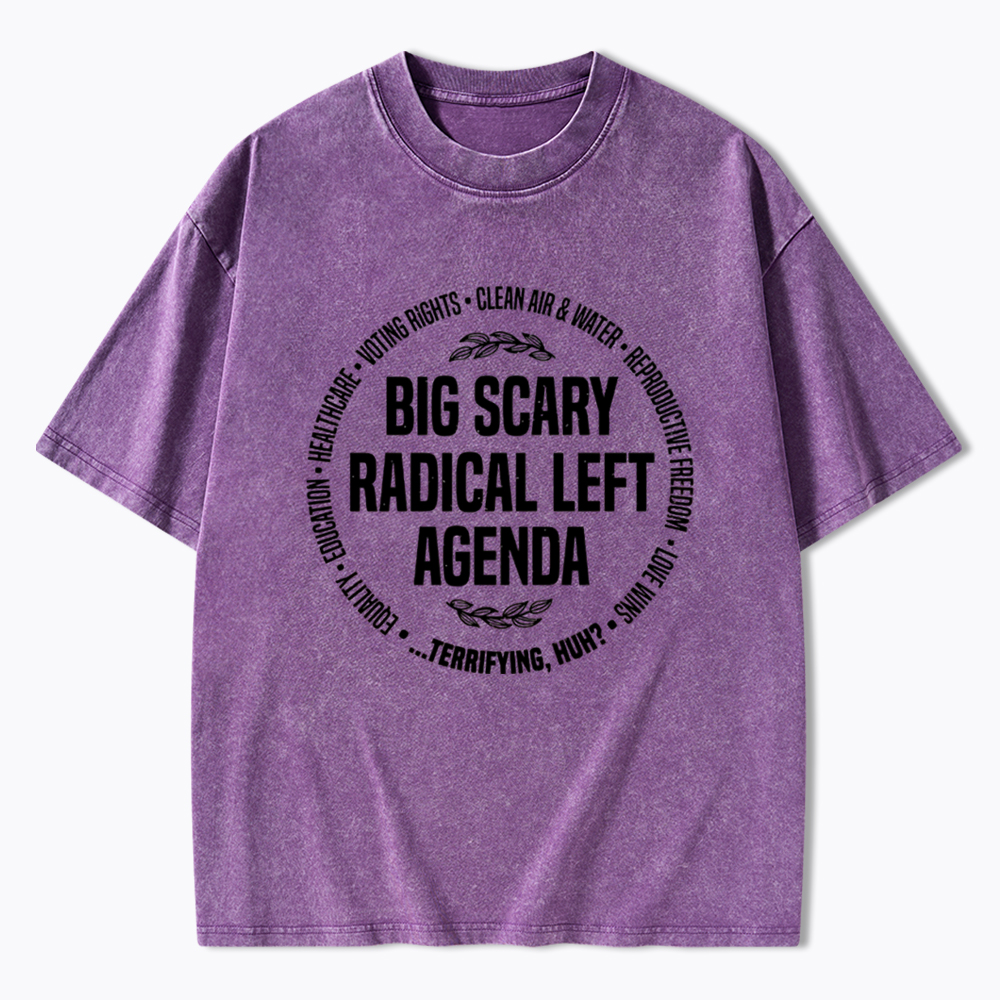 Equality Justice Rights Washed T-Shirt