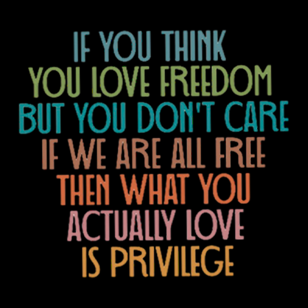 Freedom & Privilege Washed T-Shirt
