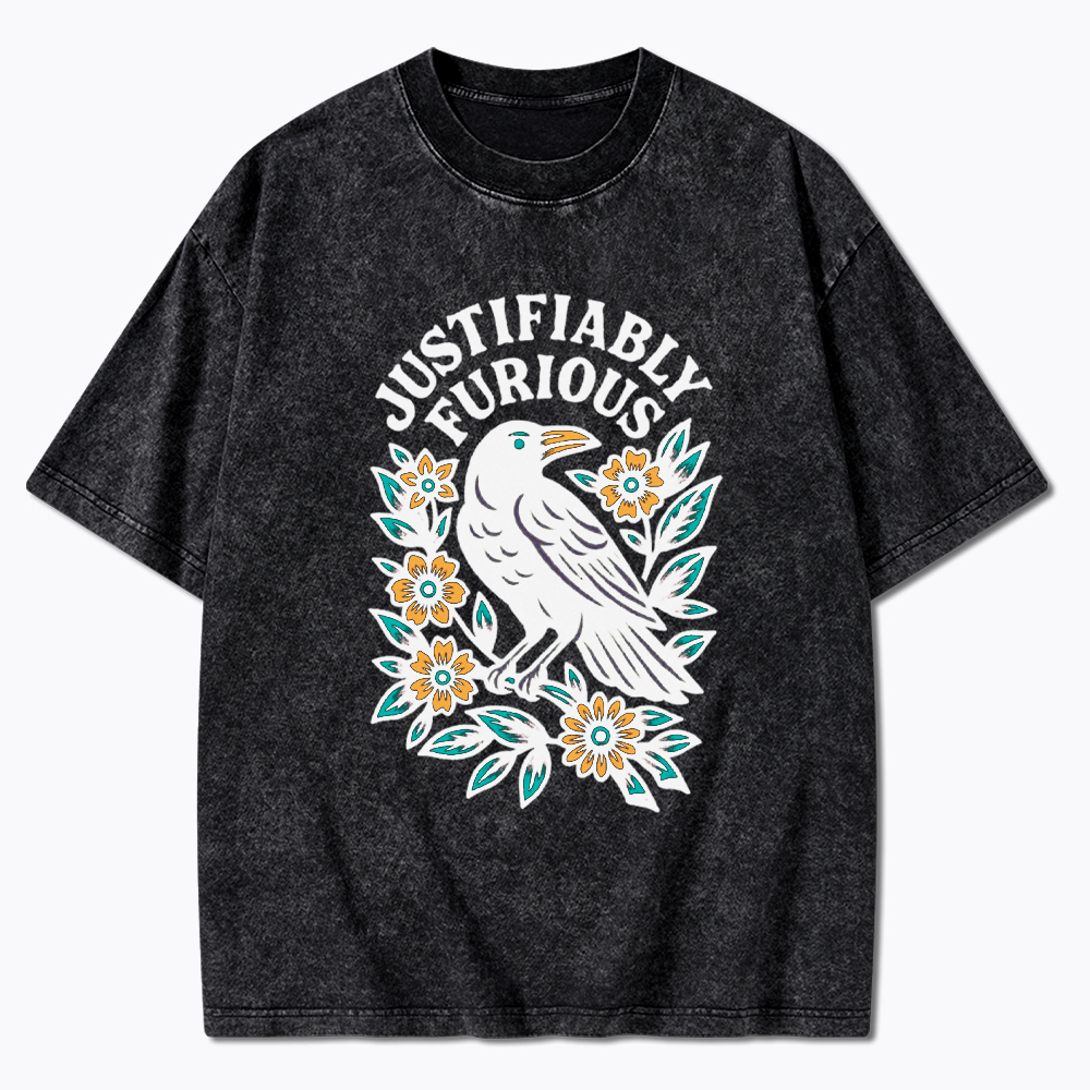 Justifiably Furious Washed T-Shirt