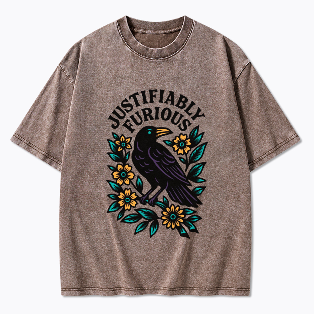 Justifiably Furious Washed T-Shirt