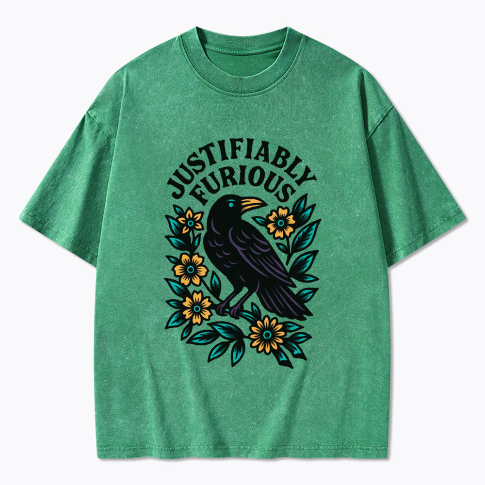 Justifiably Furious Washed T-Shirt