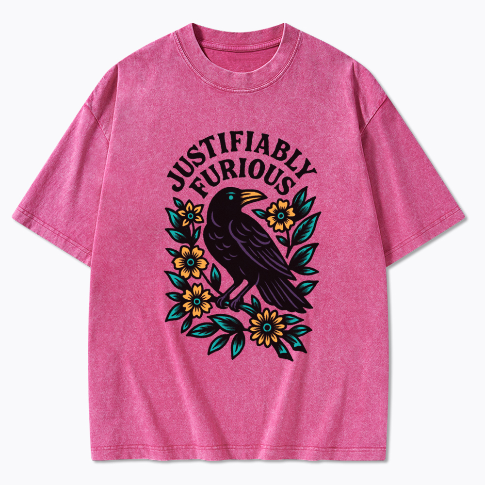 Justifiably Furious Washed T-Shirt