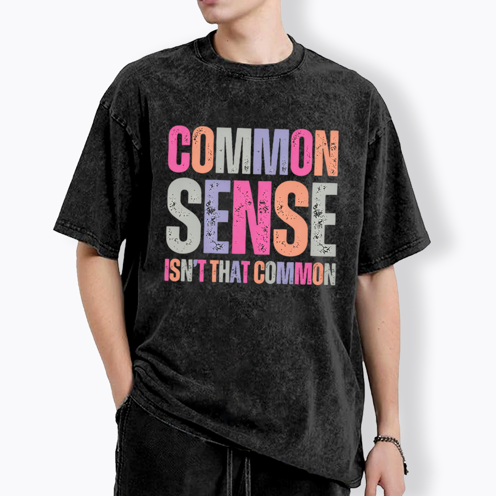 Common Sense Washed T-Shirt